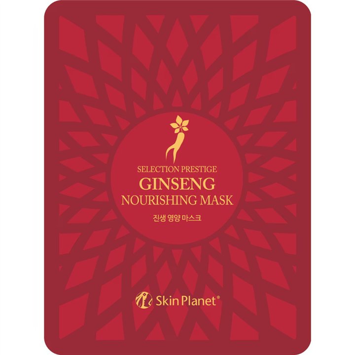 Mijin, Skin Planet, Ginseng, Nourishing, Sheet Mask, For Face, 25 ml - Teknashop Ltd