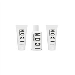 Set Dsquared 2: Icon, Eau De Parfum, For Women, 50 ml + Icon, Shower Gel, All Skin Types, 50 ml + Icon, Moisturizing, Body Lotio