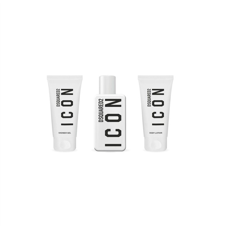 Set Dsquared 2: Icon, Eau De Parfum, For Women, 50 ml + Icon, Shower Gel, All Skin Types, 50 ml + Icon, Moisturizing, Body Lotio