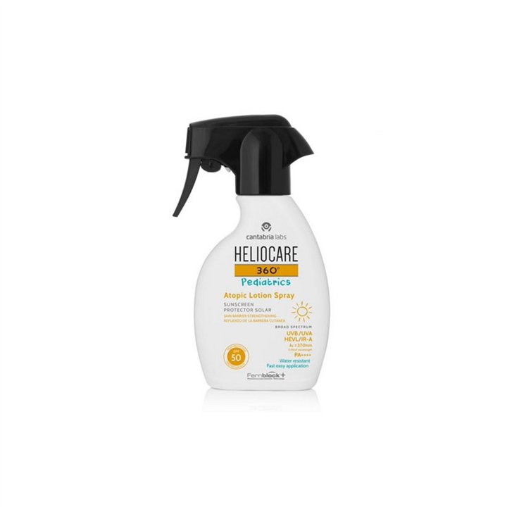 Cantabria Labs, Heliocare 360º Pediatrics, UV Protection, Sunscreen Spray, SPF 50, 250 ml - Teknashop Ltd