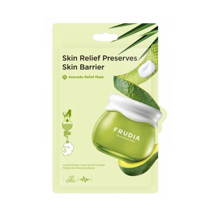 Frudia, Delivered From Fruit, Avocado, Stress Relief, Sheet Mask, For Face, 20 ml - Teknashop Ltd