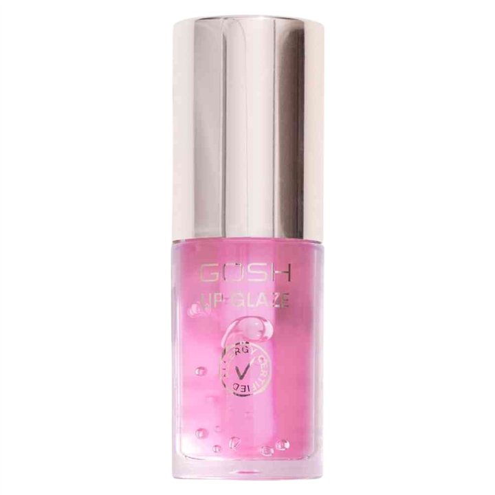 Gosh, Lip Glaze, Allergy Certified, Long-lasting shine, Lip Gloss, 001, Shocking Pink, 5.5 ml - Teknashop Ltd