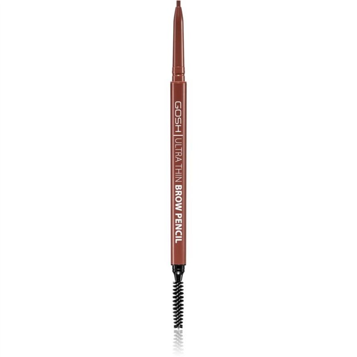 Gosh, Ultra Thin, Perfume-Free, Matte, Eyebrow Liquid Liner, 001, Brown, 0.09 g - Teknashop Ltd