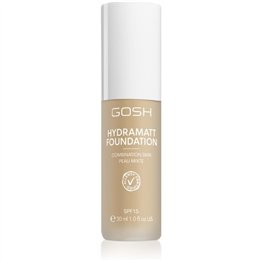 Gosh, Hydramatt, Matte, Liquid Foundation, 004N, Light Neutral, SPF 15, 30 ml - Teknashop Ltd