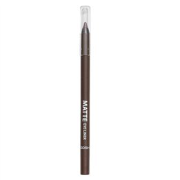 Gosh, Matte Eye Liner, Cream Pencil, Kohl Eyeliner, 014, Chocolate Brown, 1.2 g - Teknashop Ltd