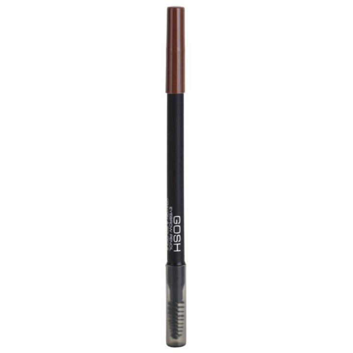 Gosh, Gosh, Eyebrow Cream Pencil & Brush 2-In-1, 01, Brown, 1.2 g - Teknashop Ltd