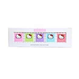 Set Hello Kitty: Iconic Vichy Bleu, Eau De Toilette, For Girls, 5 ml *Miniature + Iconic Vichy Vert, Eau De Parfum, For Girls, 5