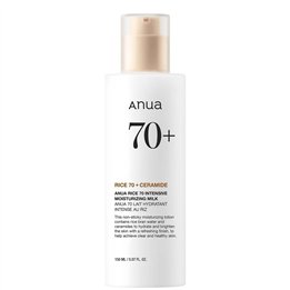 Anua, Rice 70 Glow, Rice, Intense Hydration, Milk, For Face, 150 ml - Teknashop Ltd