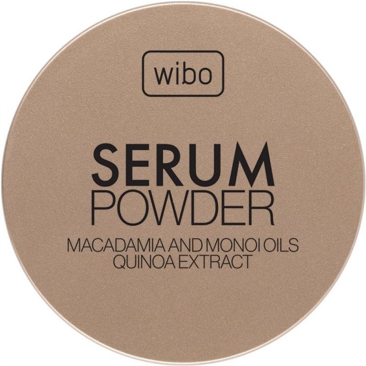 Wibo, Serum Powder Macadamia, Quinoa, Absorbs oil, Loose Setting Powder, Transparent, 10 g - Teknashop Ltd
