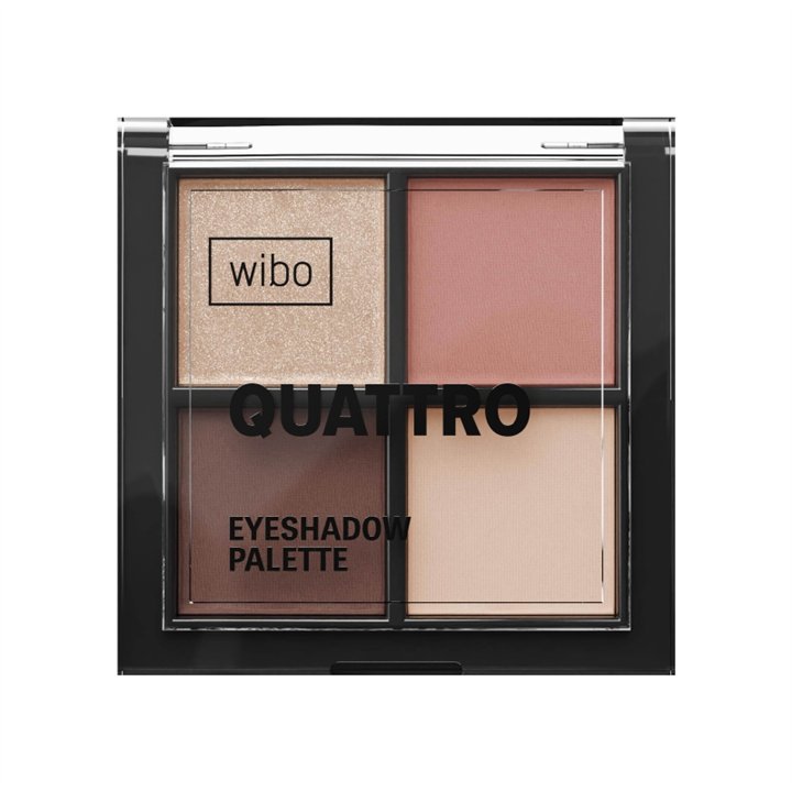 Wibo, Quattro, Eyeshadow Palette, 01, 4 Shades, 6 g - Teknashop Ltd