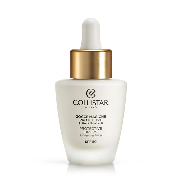 Collistar, Gocce Magiche Protettive, Anti-Aging & Radiance, Day, Serum, Face, SPF 50, 30 ml - Teknashop Ltd