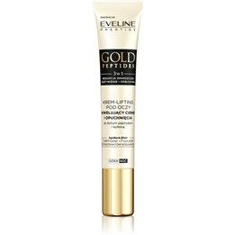 Eveline Cosmetics, Gold Peptides, Peptide, Anti-Dark Circles, At Night, Eye Cream, 20 ml - Teknashop Ltd