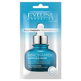 Eveline Cosmetics, Therapy Professional, Niacinamide, Anti-Imperfection, Cream Mask, For Face, 8 ml - Teknashop Ltd