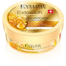 Eveline Cosmetics, Bio Organic, Argan & Manuka Oil, Hydration, Daily, Cream, For Face & Body, 175 ml - Teknashop Ltd