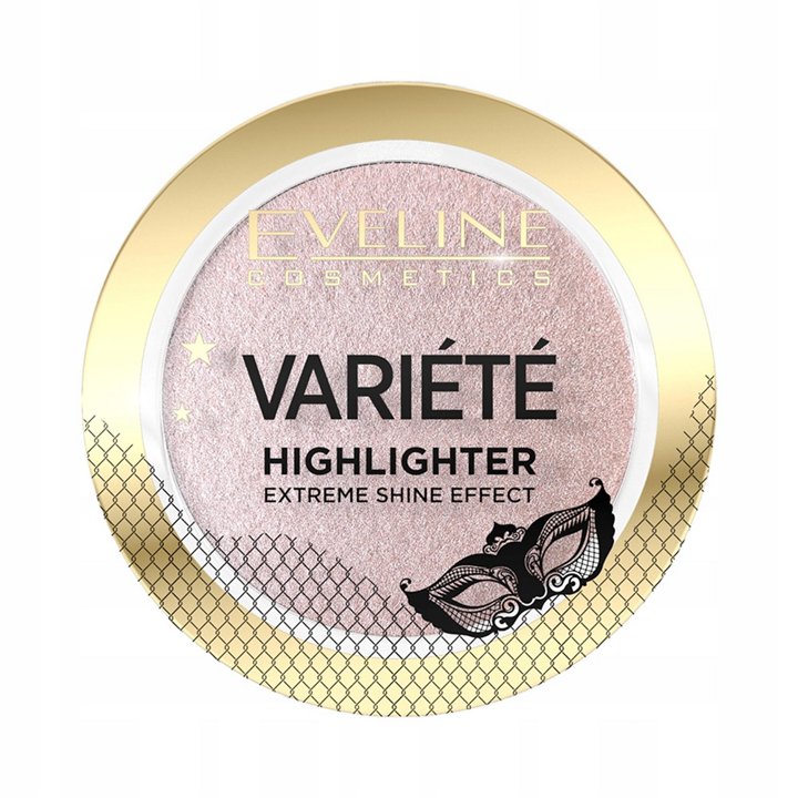 Eveline Cosmetics, Variete, Illuminating, Blush Highlighter Compact, 01, 1 Shade, 5 g - Teknashop Ltd