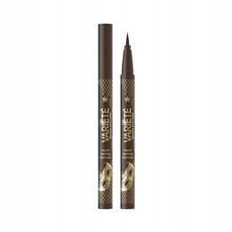 Eveline Cosmetics, Variete, Precise Eyeliner Brush, Liquid Eyeliner, 02, Brown, 4 ml - Teknashop Ltd