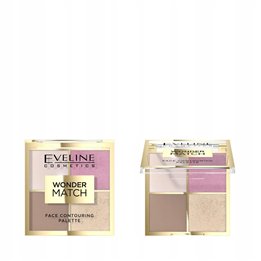 Eveline Cosmetics, Wonder Match, Contouring Palette, 4 Shades, 01, 10.8 g - Teknashop Ltd