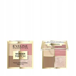 Eveline Cosmetics, Wonder Match, Contouring Palette, 4 Shades, 02, 10.8 g - Teknashop Ltd