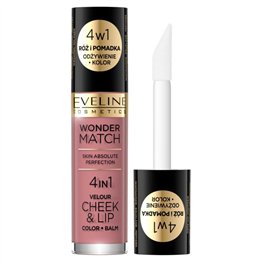 Eveline Cosmetics, Wonder Match 4in1, Lip & Cheek Balm 2-In-1, 02, 4.5 ml - Teknashop Ltd