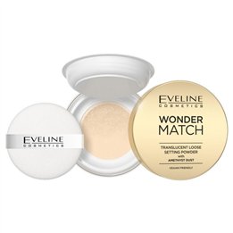 Eveline Cosmetics, Wonder Match, Loose Setting Powder, Translucent, 6 g - Teknashop Ltd