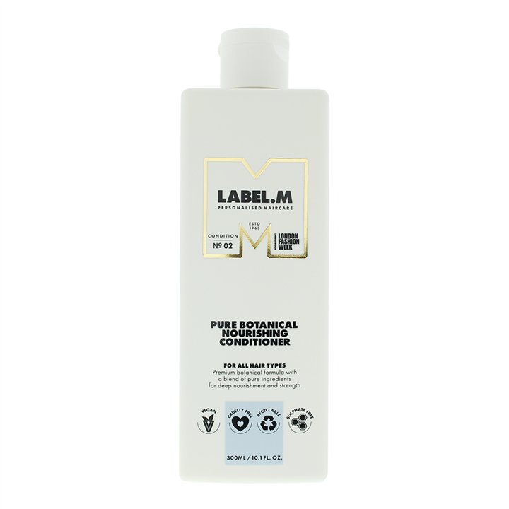 Label.M, Pure Botanical, Hair Conditioner, Nourishing, 300 ml - Teknashop Ltd