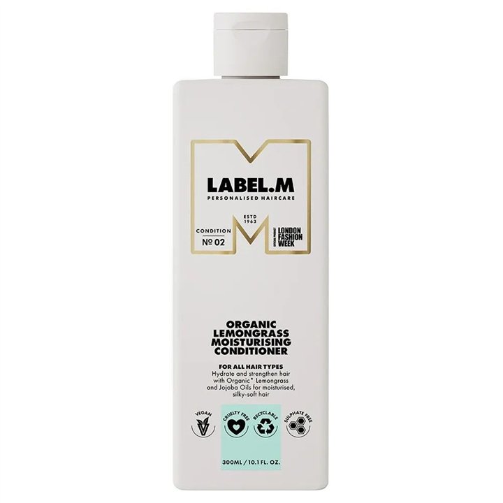 Label.M, Organic LemonGrass, Hair Conditioner, Moisturising, 300 ml - Teknashop Ltd