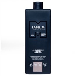 Label.M, Cool Blonde, Hair Shampoo, For Neutralisation Of Yellow Tones, 1000 ml - Teknashop Ltd