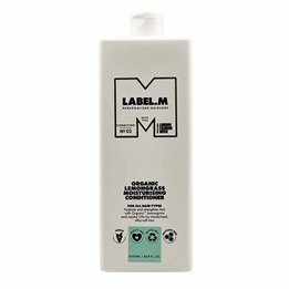 Label.M, Organic LemonGrass, Hair Conditioner, Moisturising, 1000 ml - Teknashop Ltd