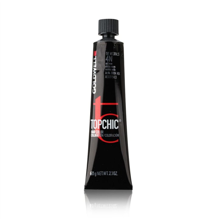 Goldwell, TopChic, Permanent Hair Dye, 4N Middle Brown, 60 ml - Teknashop Ltd