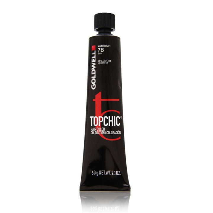 Goldwell, TopChic, Permanent Hair Dye, 7B Safari, 60 ml - Teknashop Ltd