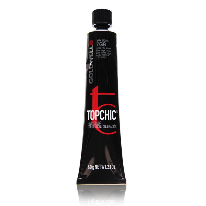 Goldwell, TopChic, Permanent Hair Dye, 7GB Sahara Beige Blonde, 60 ml - Teknashop Ltd