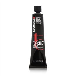 Goldwell, TopChic, Permanent Hair Dye, 7BG Middle Blonde Beige Gold, 60 ml - Teknashop Ltd