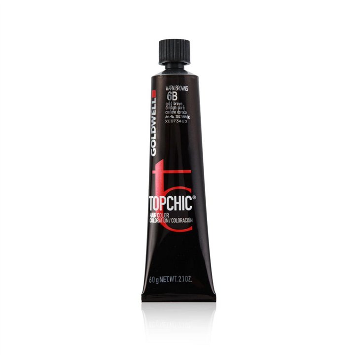 Goldwell, TopChic, Permanent Hair Dye, 6B Gold Brown, 60 ml - Teknashop Ltd