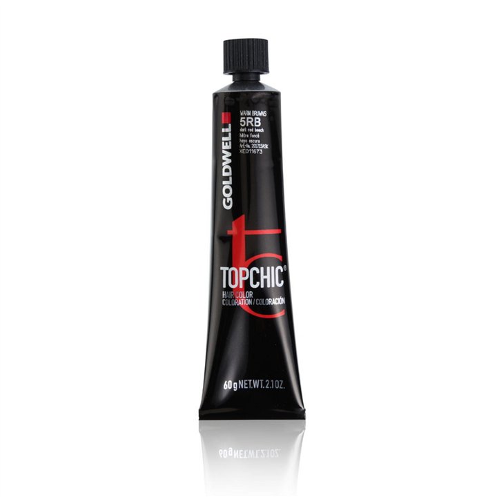 Goldwell, TopChic, Permanent Hair Dye, 5RB Dark Red Beech, 60 ml - Teknashop Ltd