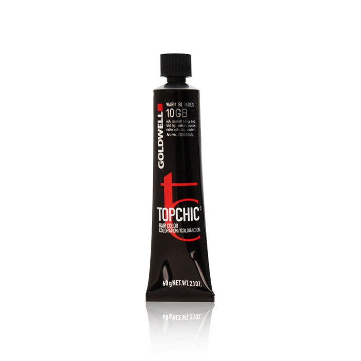 Goldwell, TopChic, Permanent Hair Dye, 10GB Sahara Pastel Beige Blonde, 60 ml - Teknashop Ltd