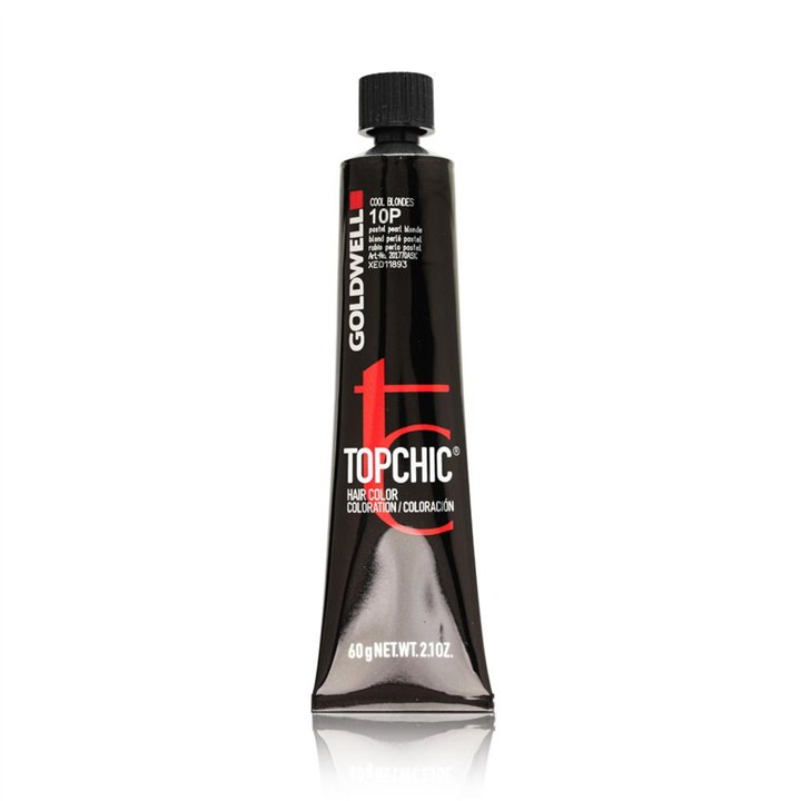 Goldwell, Top Chic, Permanent Hair Dye, 10P Pastel Pearl Blonde, 60 ml - Teknashop Ltd