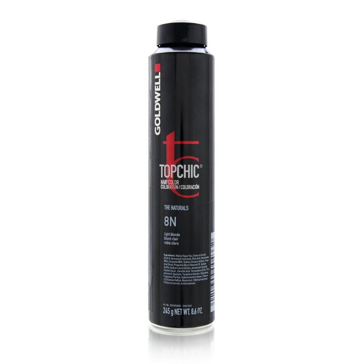 Goldwell, TopChic, Permanent Hair Dye, 8N Light Blonde, 250 ml - Teknashop Ltd