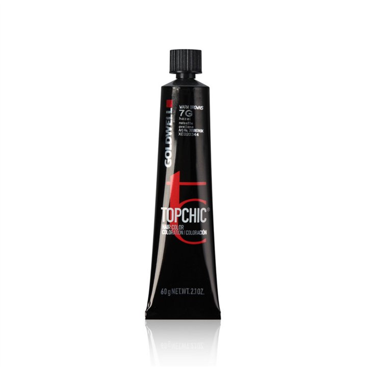 Goldwell, TopChic, Permanent Hair Dye, 7G Hazel, 60 ml - Teknashop Ltd