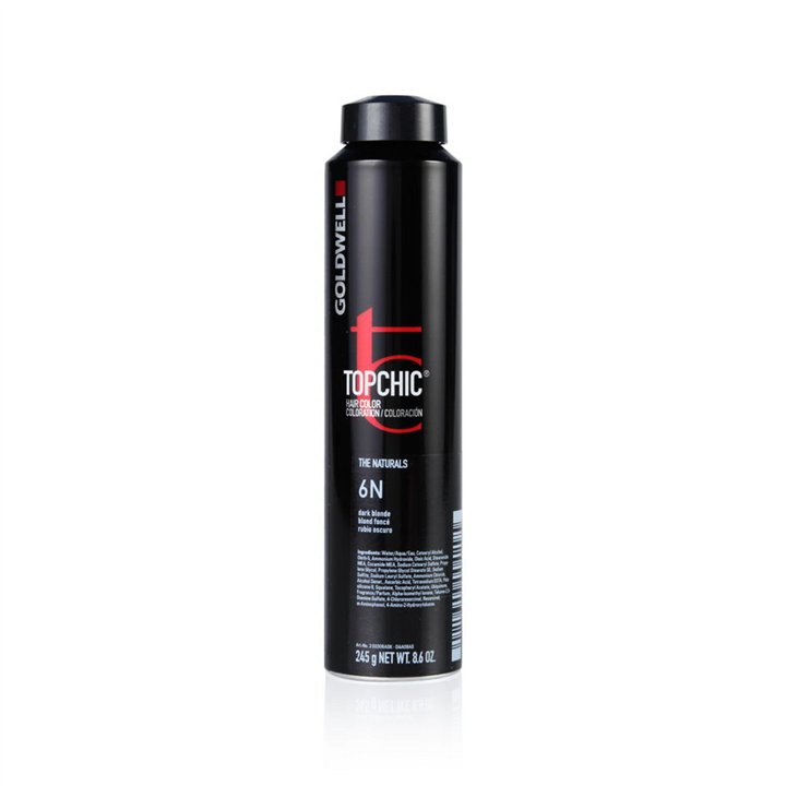 Goldwell, TopChic, Permanent Hair Dye, 6N Dark Blonde, 250 ml - Teknashop Ltd