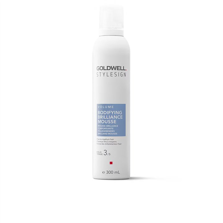 Goldwell, StyleSign Bodifying Brilliance, Hair Styling Mousse, Volume, Hold Level 3/5, 300 ml - Teknashop Ltd