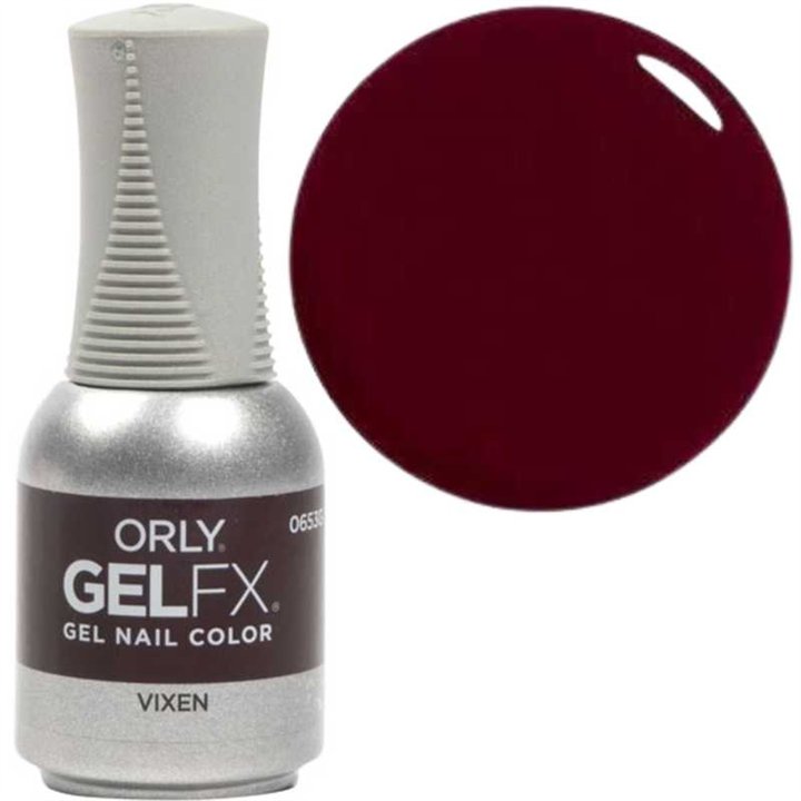 Orly, Gelfx, Glossy, Semi-Permanent Nail Polish, Vixen, 18 ml - Teknashop Ltd