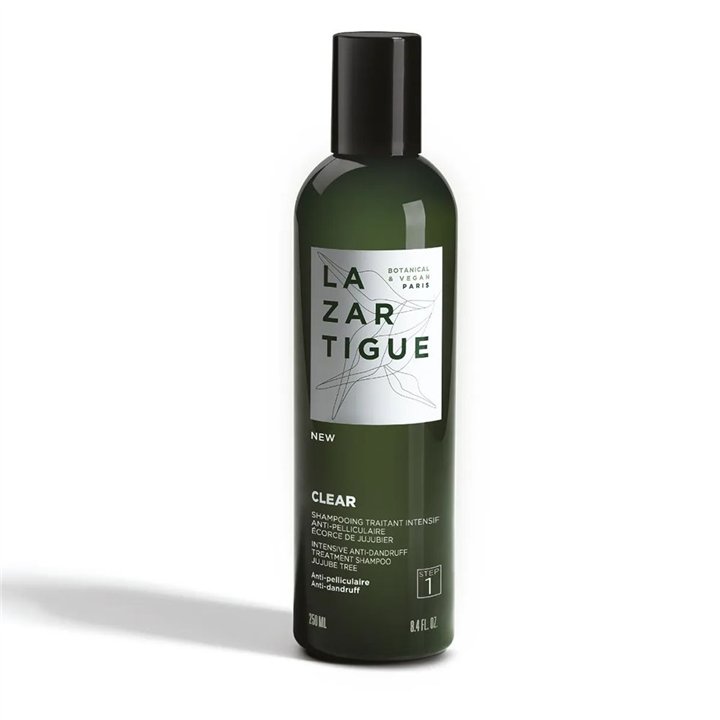 Lazartigue, Clear, Vegan, Hair Treatment Shampoo, Anti-Dandruff, 250 ml - Teknashop Ltd