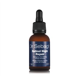 Dr Sebagh, Retinol Night Repair, Hyaluronic Acid, Anti-Ageing, Night, Serum, For Face, 30 ml - Teknashop Ltd