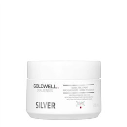 Goldwell, Dualsenses Silver 60 Sec, Hair Treatment Cream Mask, Anti Grey, 200 ml - Teknashop Ltd