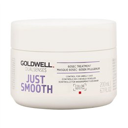 Goldwell, Just Smooth, Hair Treatment Cream Mask, 60 Sec Treatment, Weekly, 200 ml - Teknashop Ltd