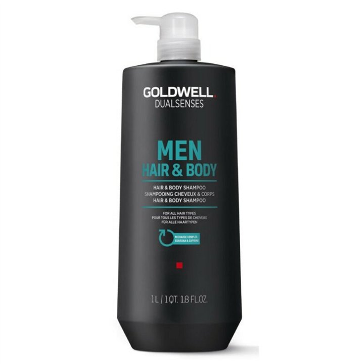 Goldwell, Dualsenses Men, Aromatic, Shower Gel & Shampoo 2-In-1, 1000 ml - Teknashop Ltd