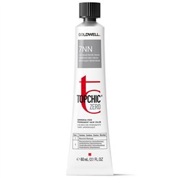 Goldwell, TopChic Zero, Ammonia-Free, Permanent Hair Dye, 7NN Mid Natural Blonde Intense, 60 ml - Teknashop Ltd
