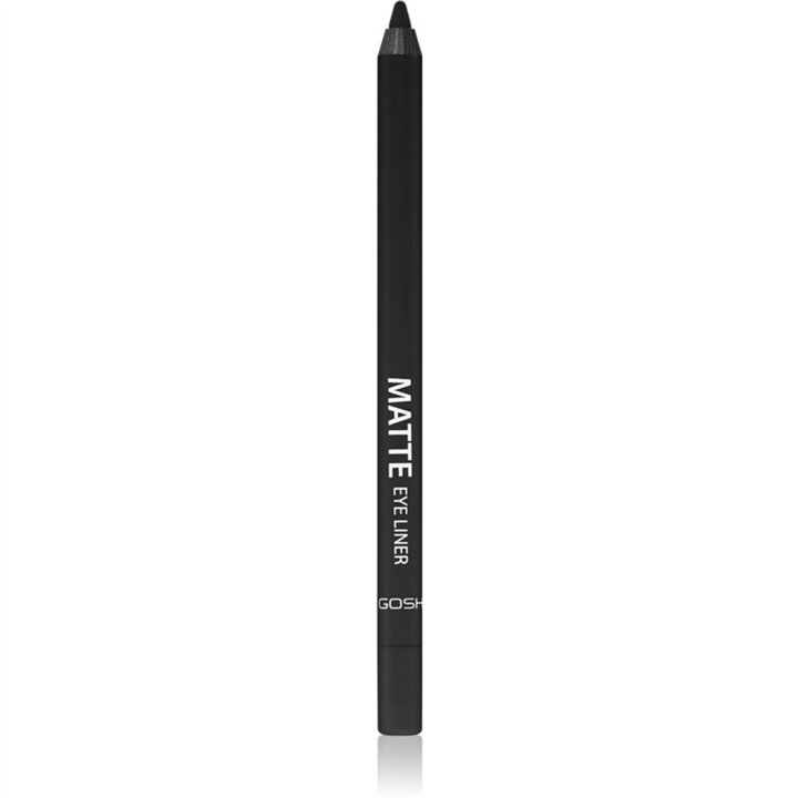 Gosh, Eyeliner Pencil, Pure vegan, Eyeliner, Matte, Liquid Eyeliner, 002, Matt Black, 1.2 g - Teknashop Ltd
