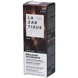 Lazartigue, Emulsion Colorante, Permanent Hair Dye, 5.00 Light Chestnut, 60 ml - Teknashop Ltd