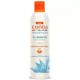 Cantu, Weightless, Agave, Hair Leave-In Conditioner, Smoothing, 236 ml - Teknashop Ltd